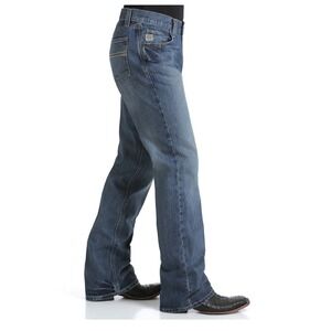 Cinch Men's Carter Mid Rise Relaxed Fit Boot Cut Jeans Size 34X36 Western Rodeo